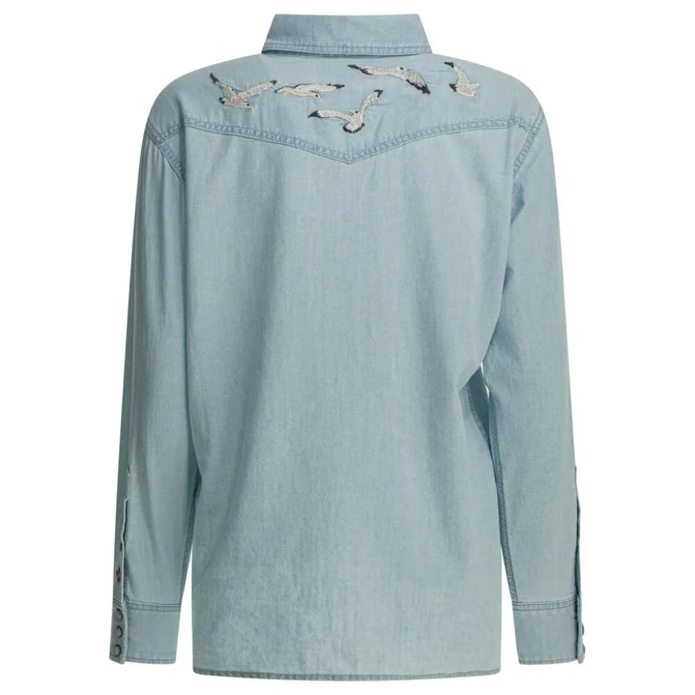 Filson Embroidered Western Casual Shirt Tag Size L Women - Picture 2 of 4